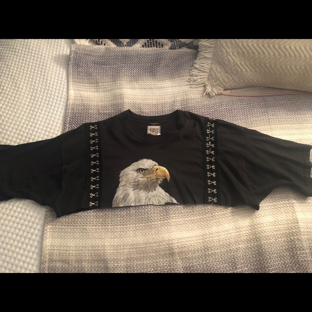 Furst of a Kind vintage reworked crop top